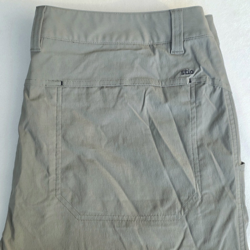 Stio‎ Men Green Coburn Hybrid Hiking Outdoors Nylon Stretch Shorts Size 40X9